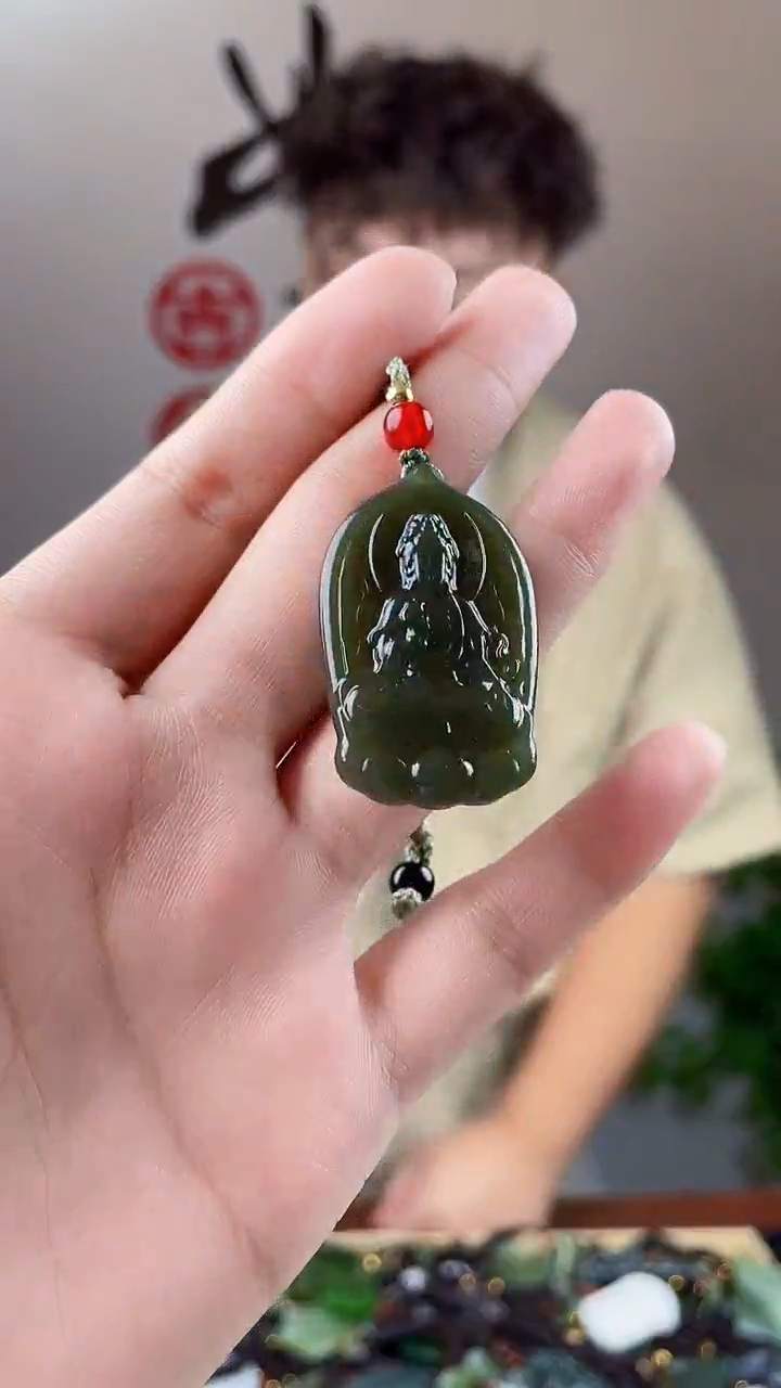和田玉未镶嵌颈饰拍一发一，多样性发货