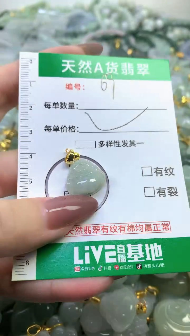 颈饰未镶嵌翡翠纯天然缅甸A货翡翠