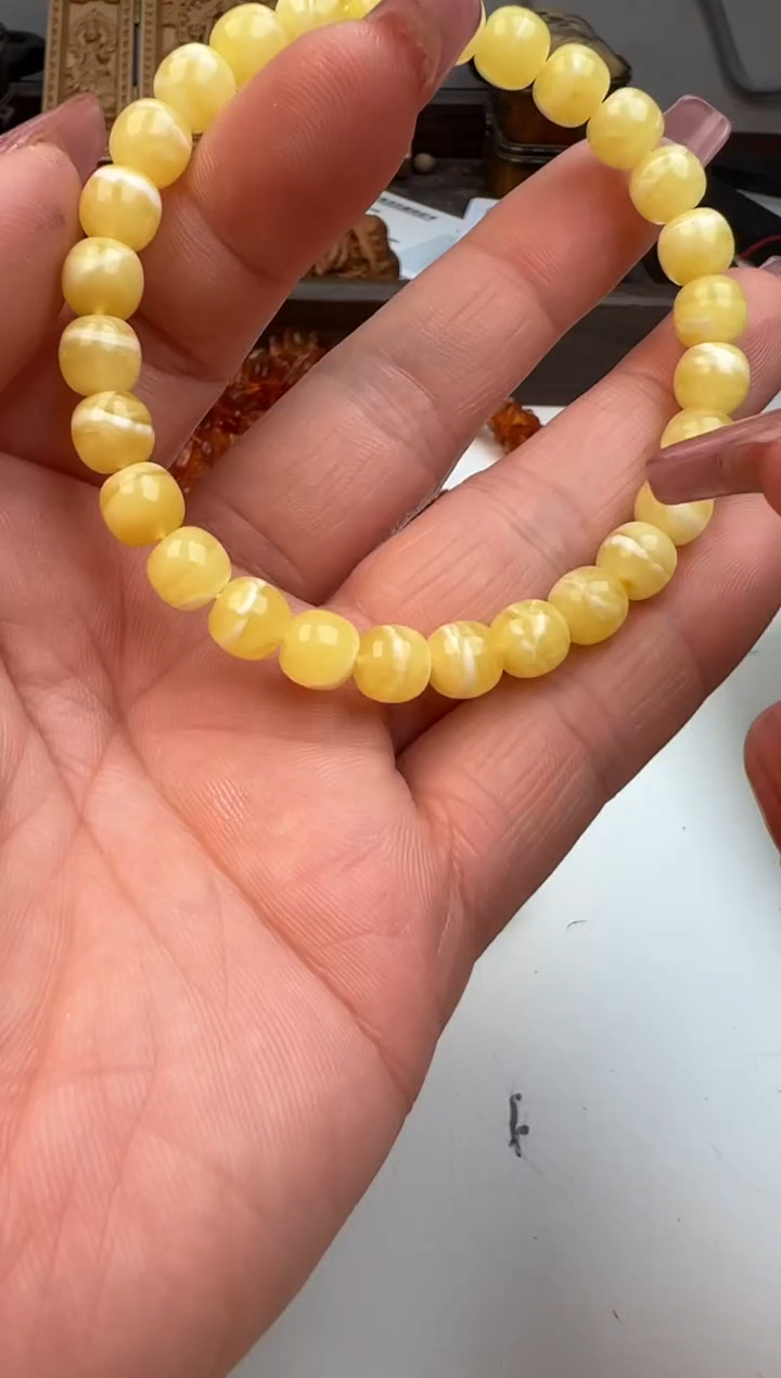 【闪购商品】蜜蜡手串未镶嵌蜜蜡手串