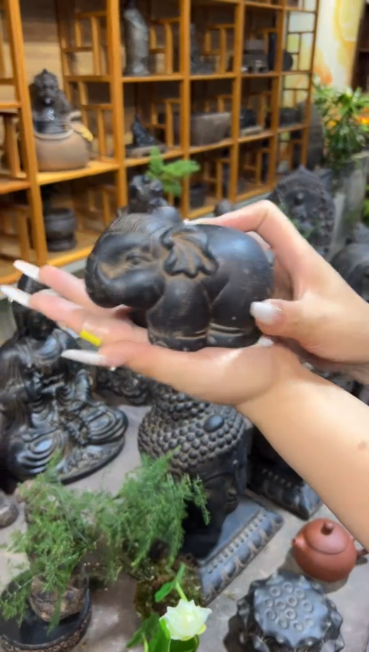 陶土【火山泥】小象