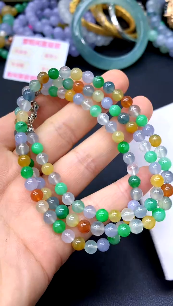 颈饰未镶嵌翡翠358-中国好珍宝