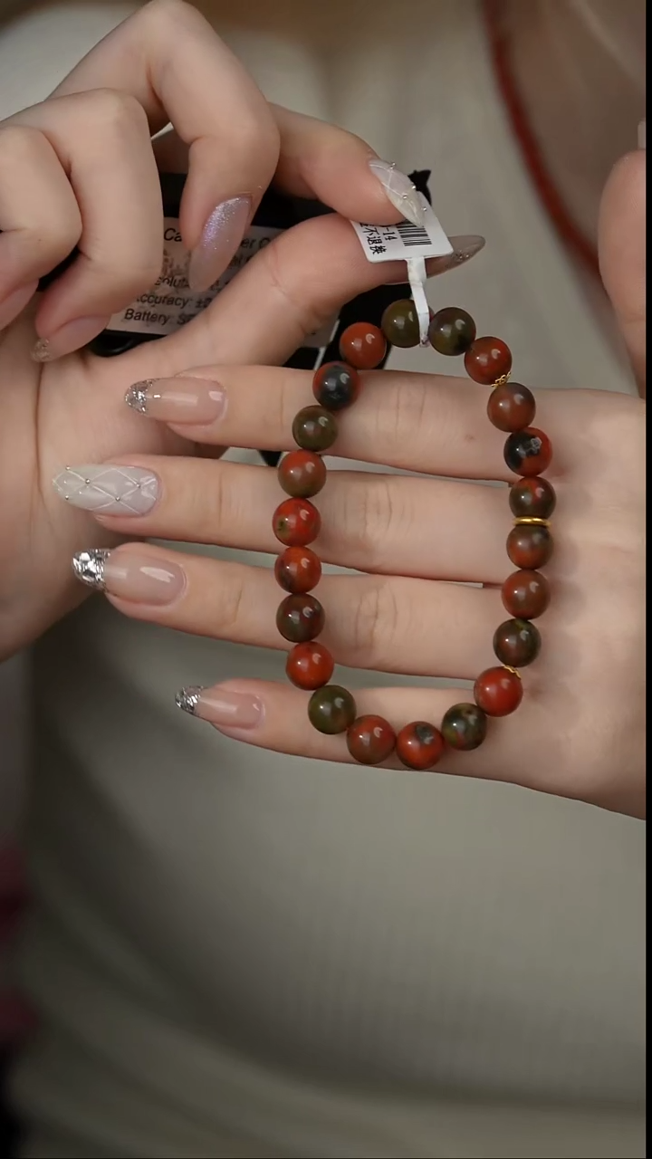 【闪购商品】南红玛瑙单圈18K金镶嵌P10（多样性发一件）