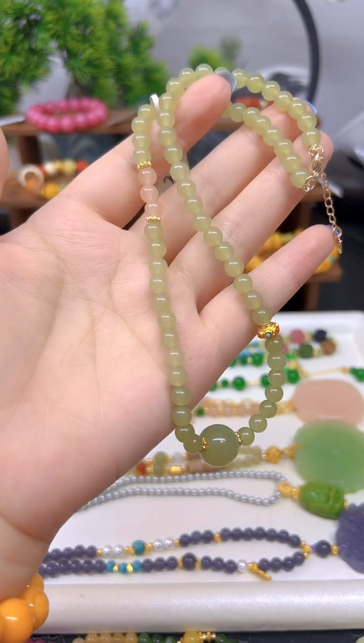 颈饰未镶嵌和田玉X714