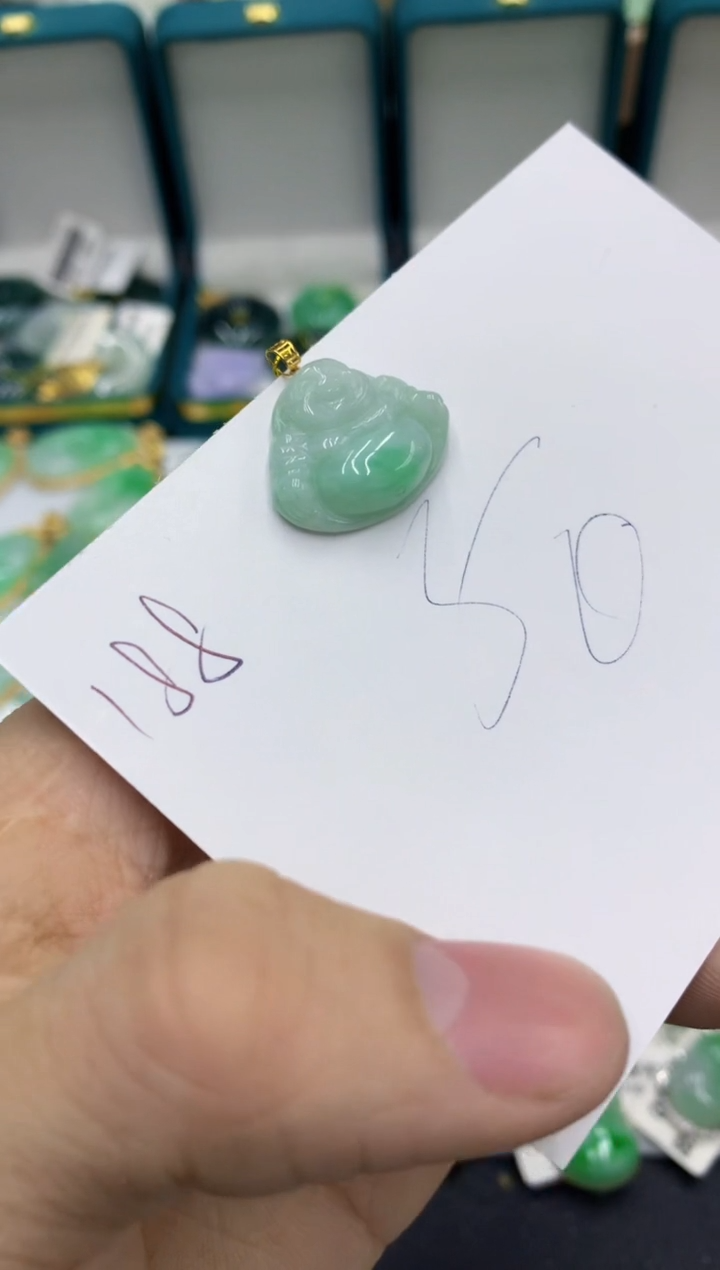 【闪购商品】翡翠颈饰18K金镶嵌1111111111