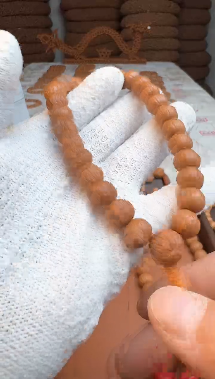 手串文玩核桃胖子猴头【三维同尺南瓜手持带奔驰三棱12+】1