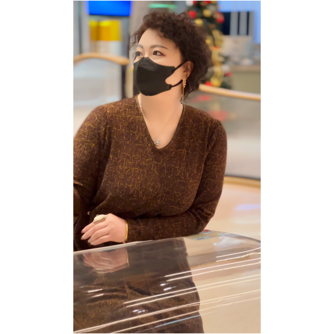 Juerun/觉闰【龟裂纹】羊毛蚕丝连衣裙秋冬复古气质提花 4DH511