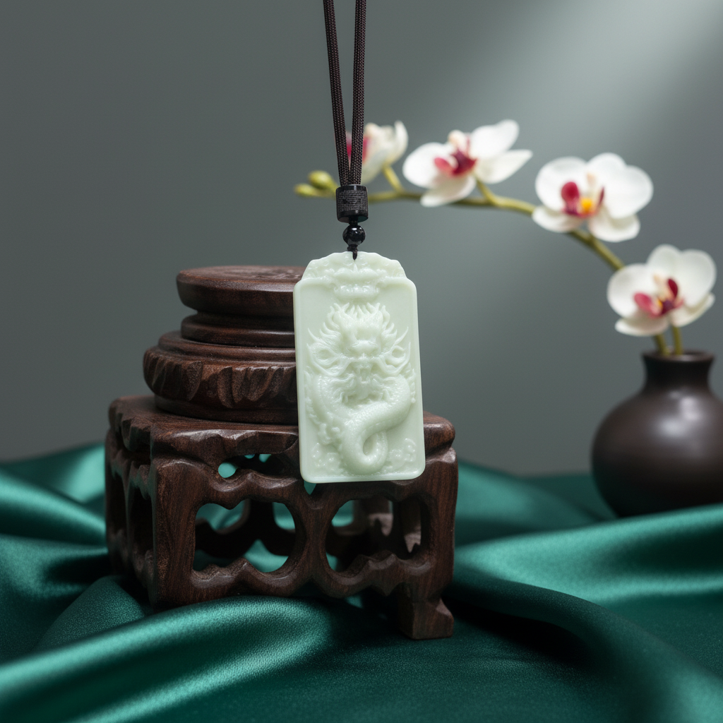 蓝田玉 九五 盘龙牌