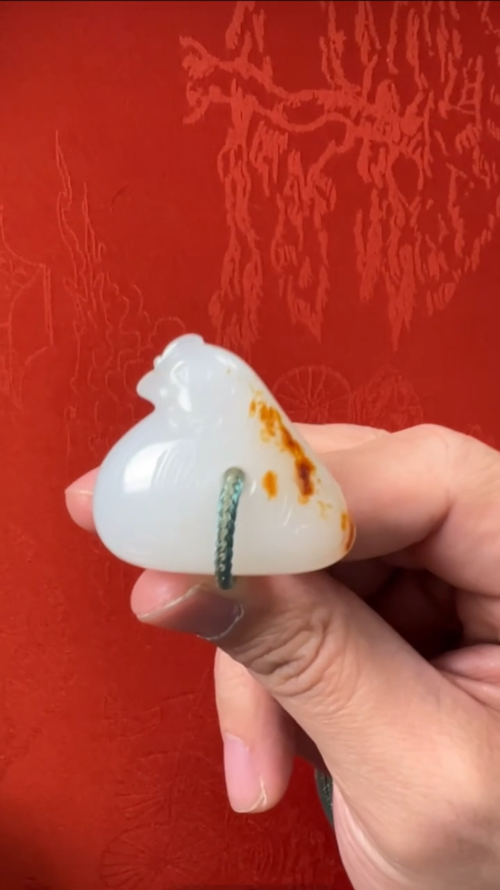 【闪购商品】和田玉挂件未镶嵌双款仿古鸡挂件