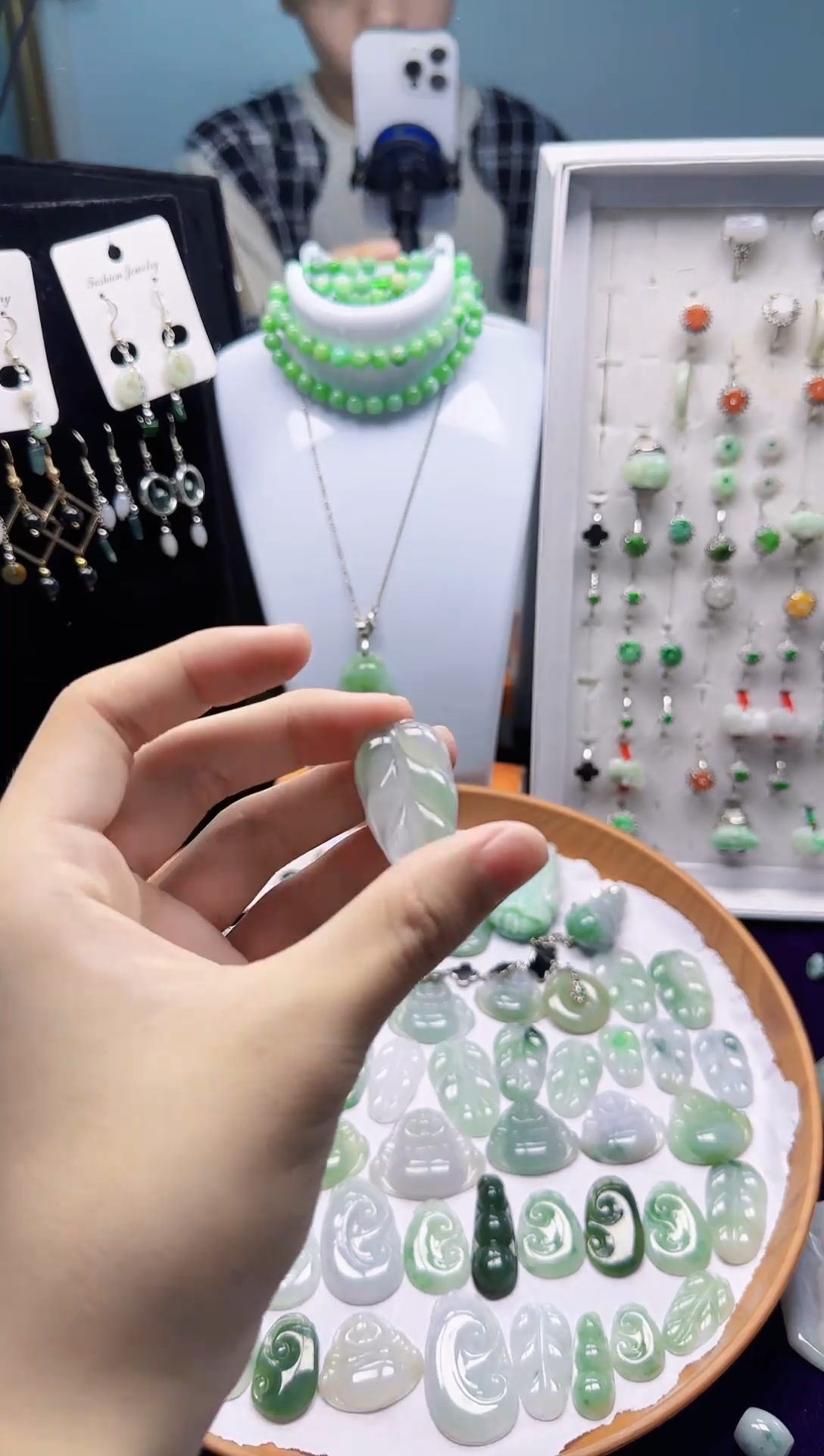 颈饰未镶嵌翡翠翡翠