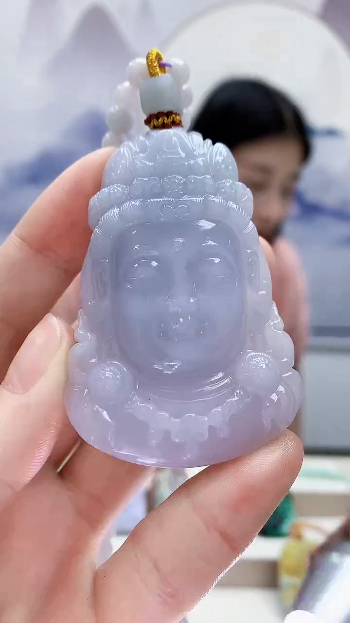 未镶嵌定制翡翠4812ry-毛货挂件57