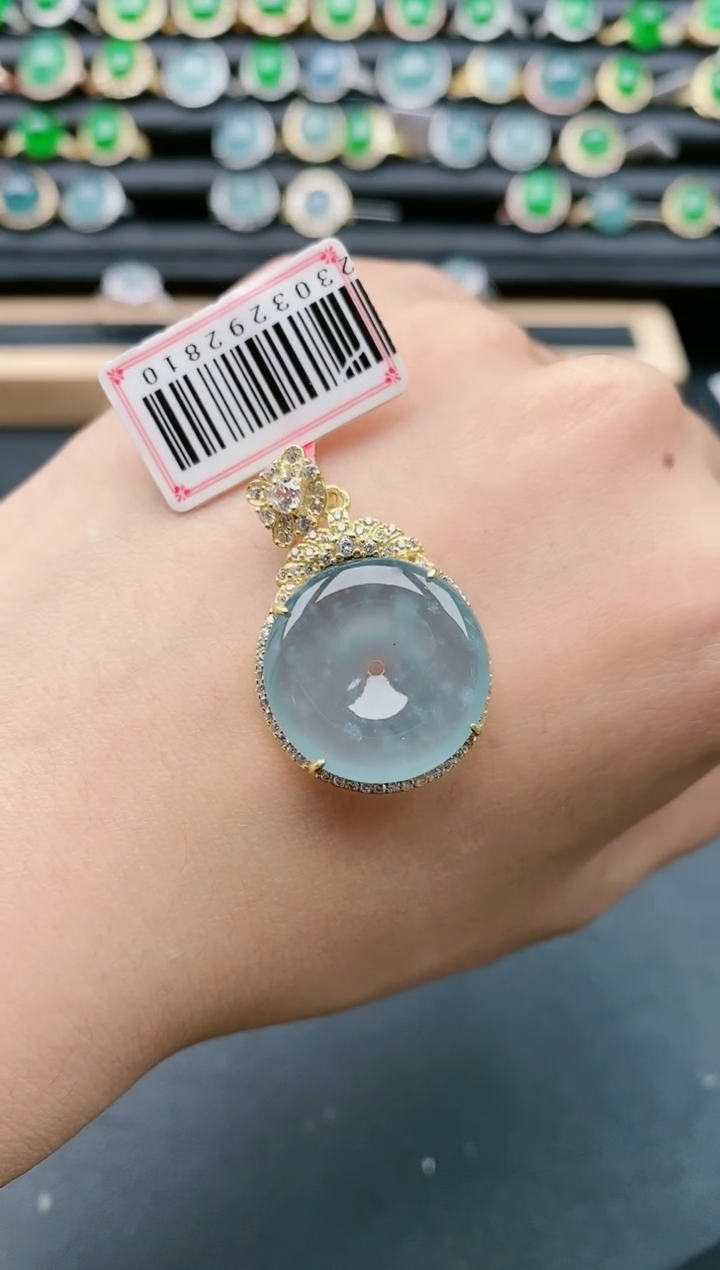 【闪购商品】翡翠戒指银S925镶嵌11111