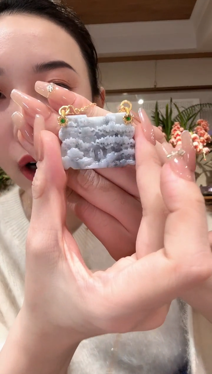 【闪购商品】翡翠颈饰未镶嵌国风