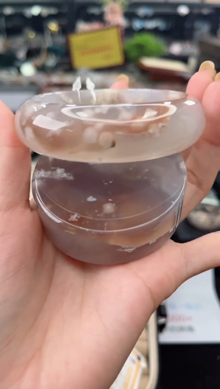 【闪购商品】石英质玉手镯未镶嵌61圈口（赠品镯心）3571475