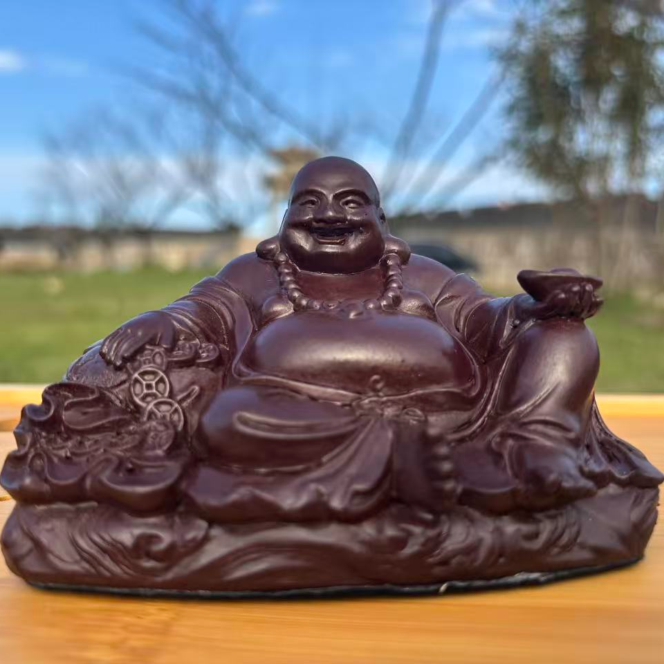 大肚弥勒中式桌面工艺品摆件笑佛