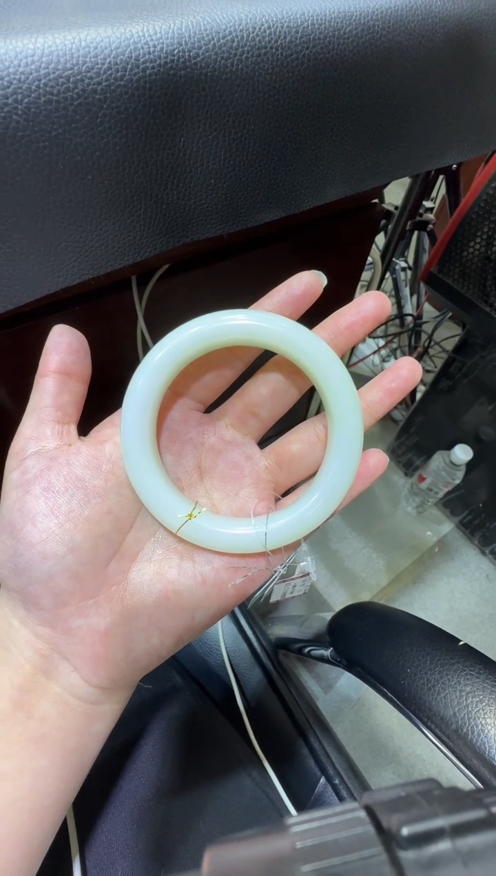 未镶嵌手镯和田玉吉**?天泰白玉57+手镯（产地直发）