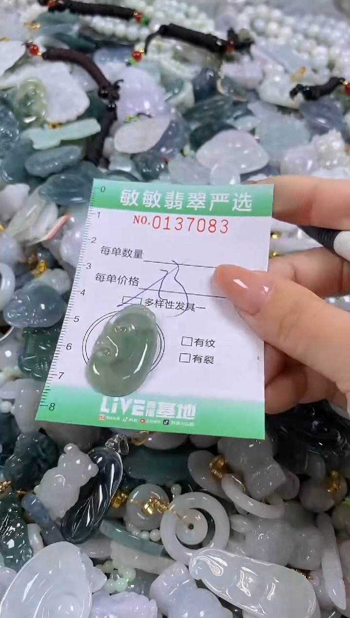 【闪购商品】翡翠颈饰未镶嵌闪购0137083多样性发其一