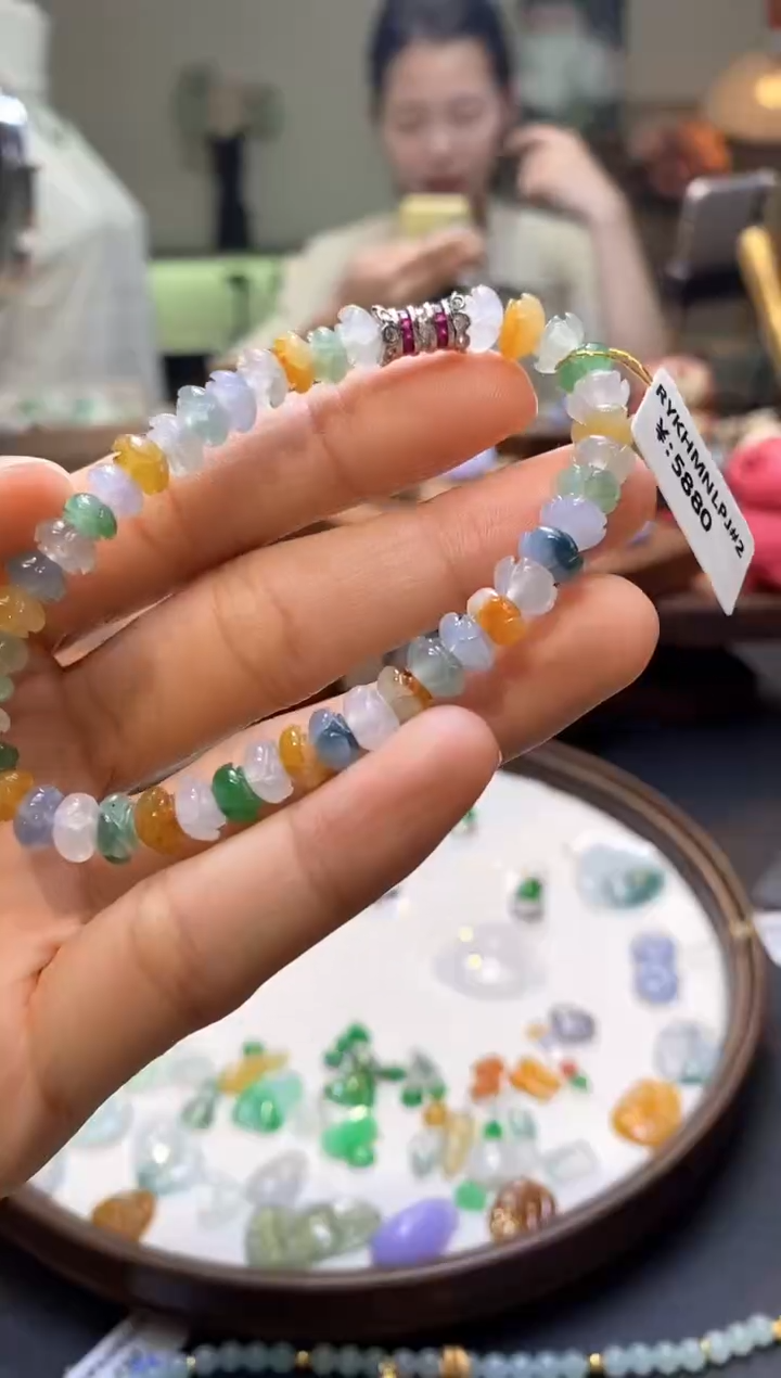 未镶嵌翡翠手链手串