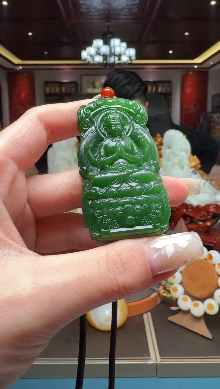 未镶嵌和田玉挂件by