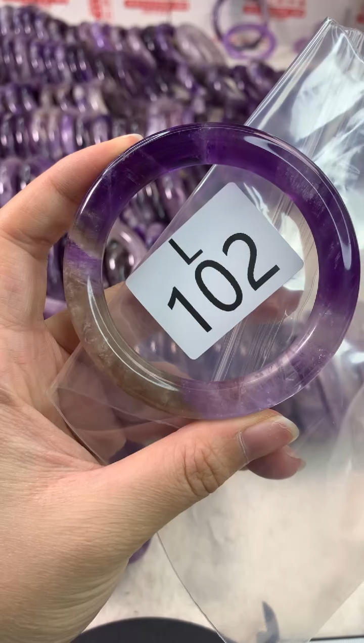 【闪购商品】水晶水晶手镯L未镶嵌102-56