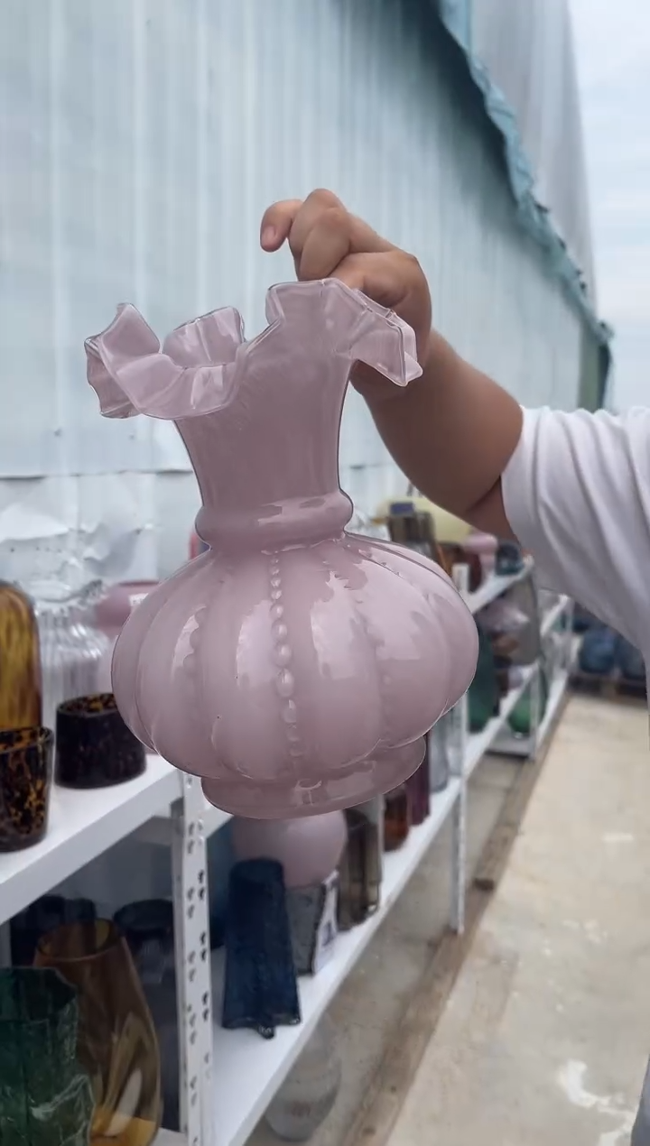 玻璃花瓶用于客厅桌面插花装饰