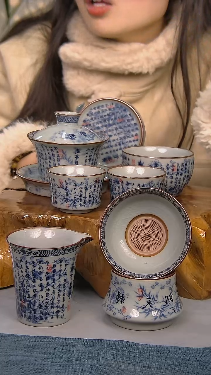 【闪购商品】7件套陶瓷茶具家用简装系列 