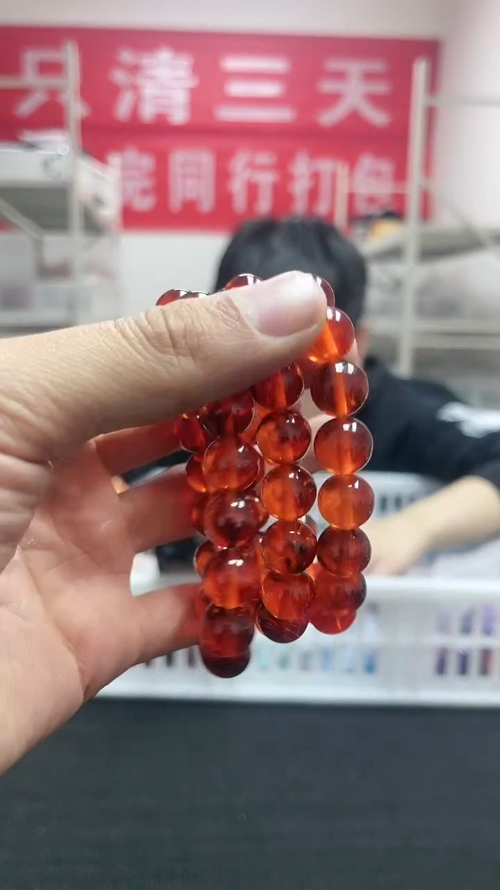 【闪购商品】硅化珊瑚手链未镶嵌精美手串21