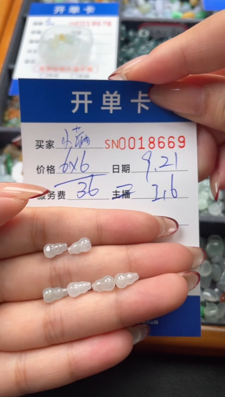 颈饰未镶嵌翡翠小*00018669