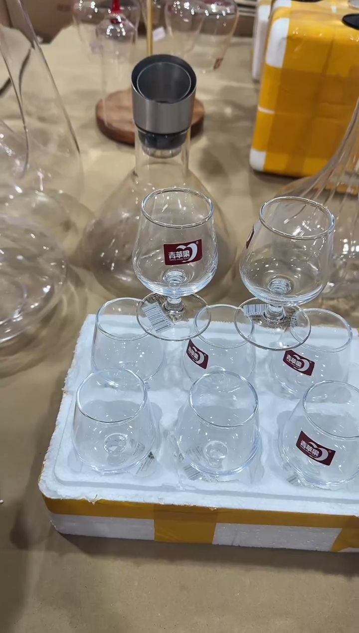 【闪购商品】水晶玻璃无盖款青苹果直播价*8