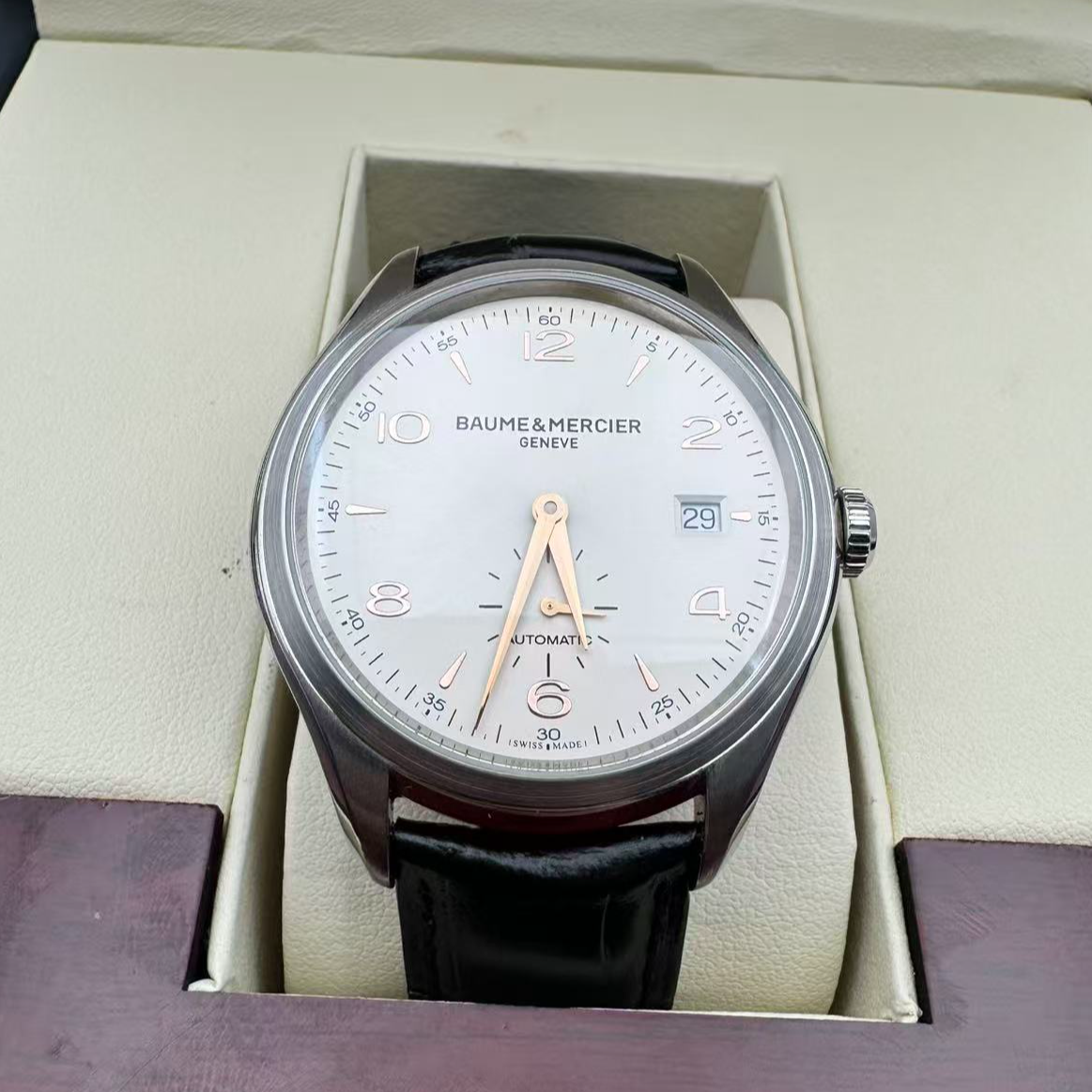 95新 Baume et Mercier/名士 名士/克里顿系列/表径41mm