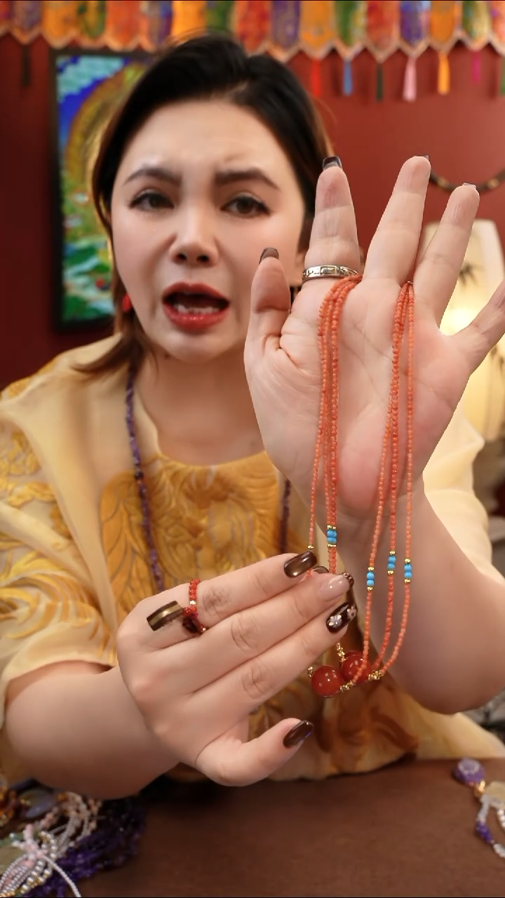 非金属无红米珠定制项链