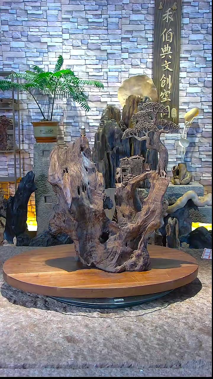 【闪购商品】香榧木木雕鸡翅木倒流香摆件