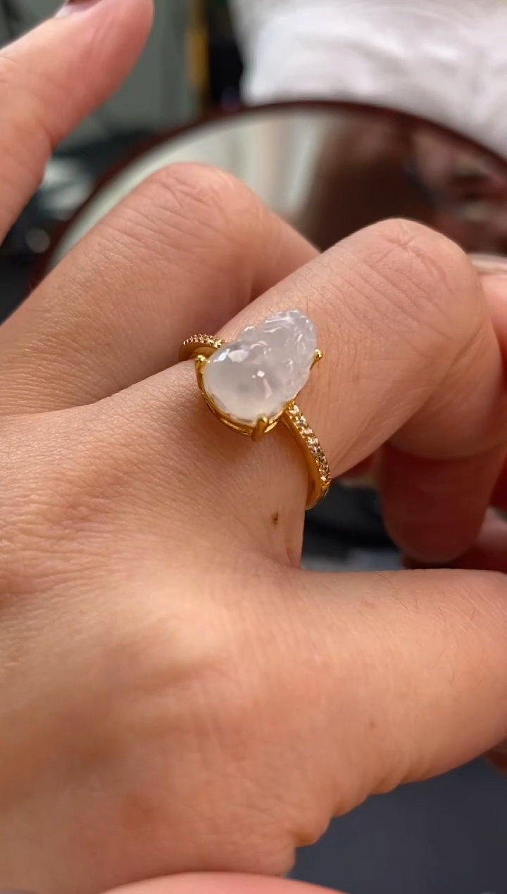 颈饰银S925镶嵌翡翠净货15515