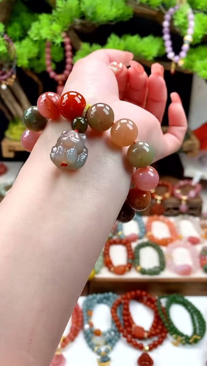 【闪购商品】玛瑙手饰未镶嵌（多样性发1）凤九