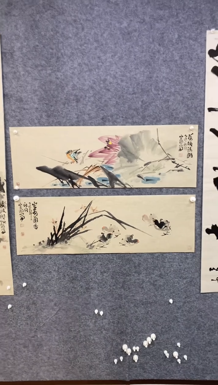 国画尚定固国画作品