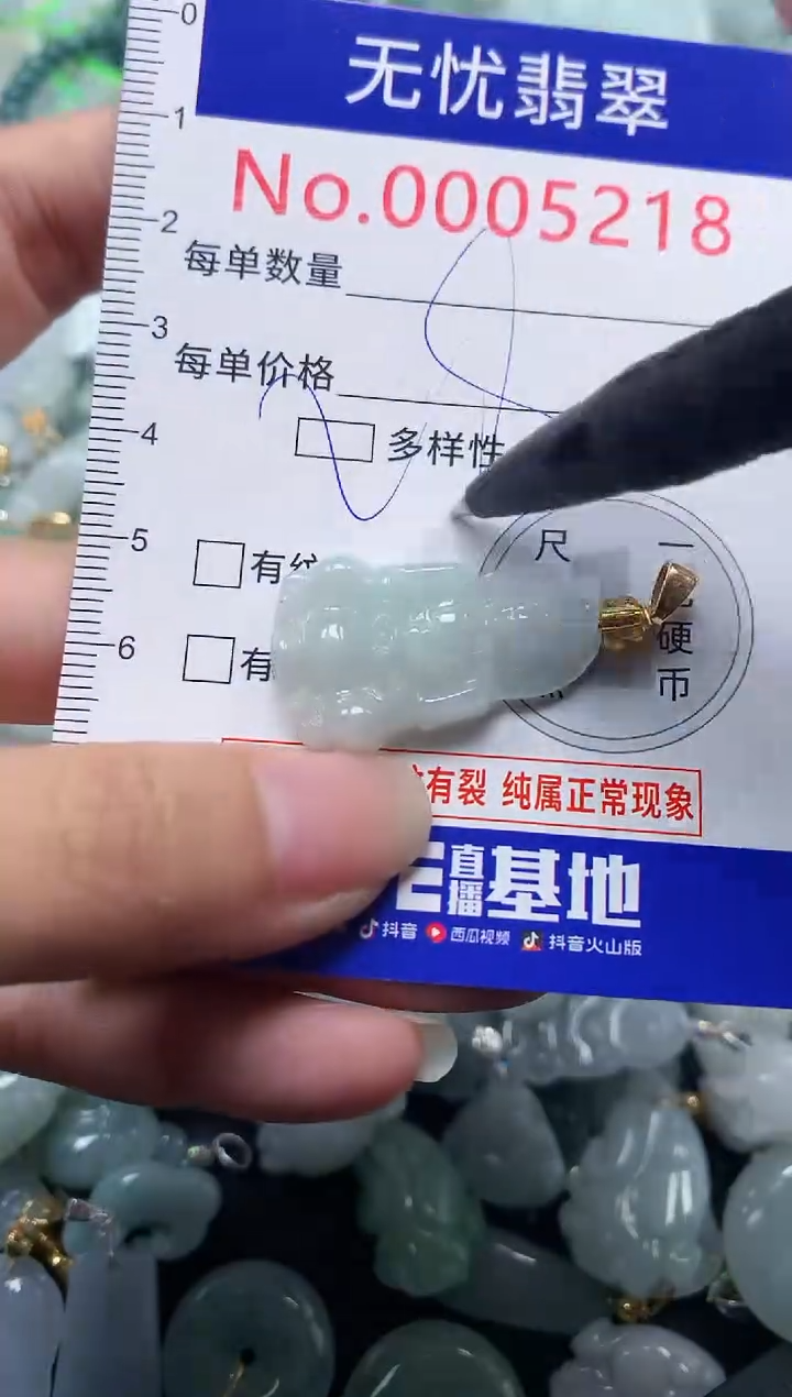 颈饰未镶嵌翡翠5218