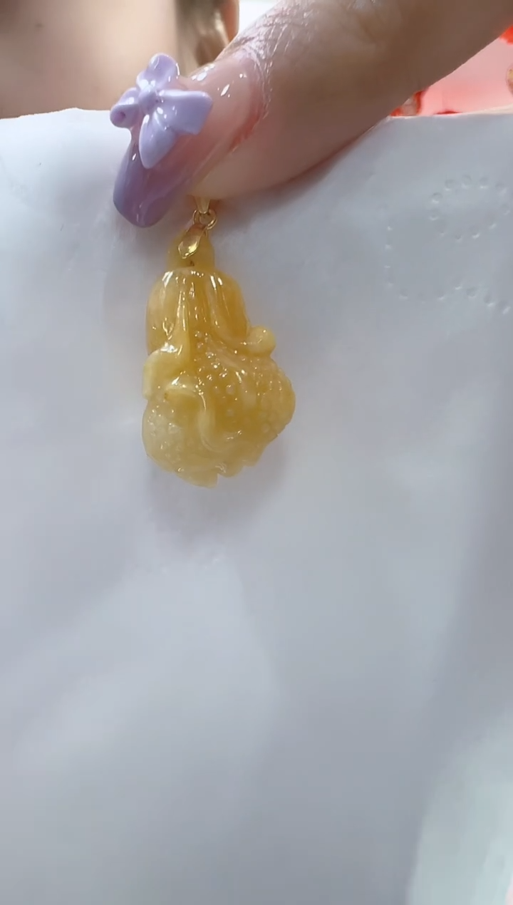 翡翠未镶嵌颈饰孤品白菜高24宽14厚12