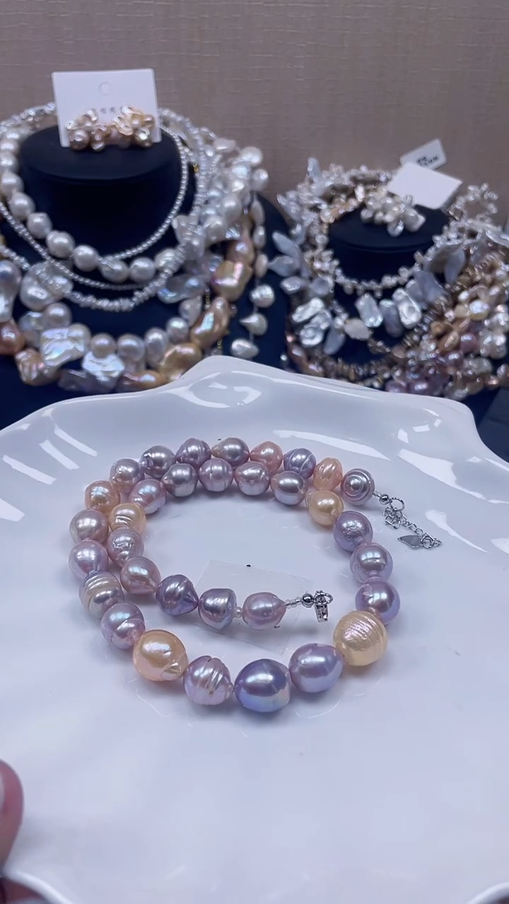 未镶嵌项链淡水珍珠【纯恬饰品】