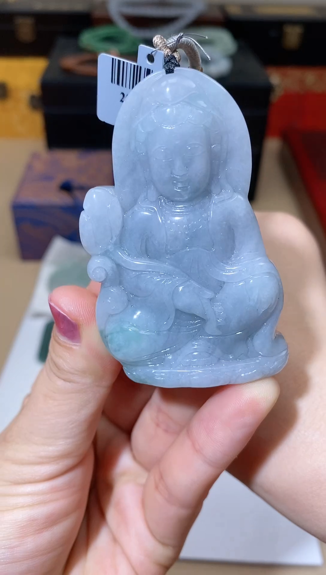 【闪购商品】翡翠颈饰未镶嵌天然A货翡翠