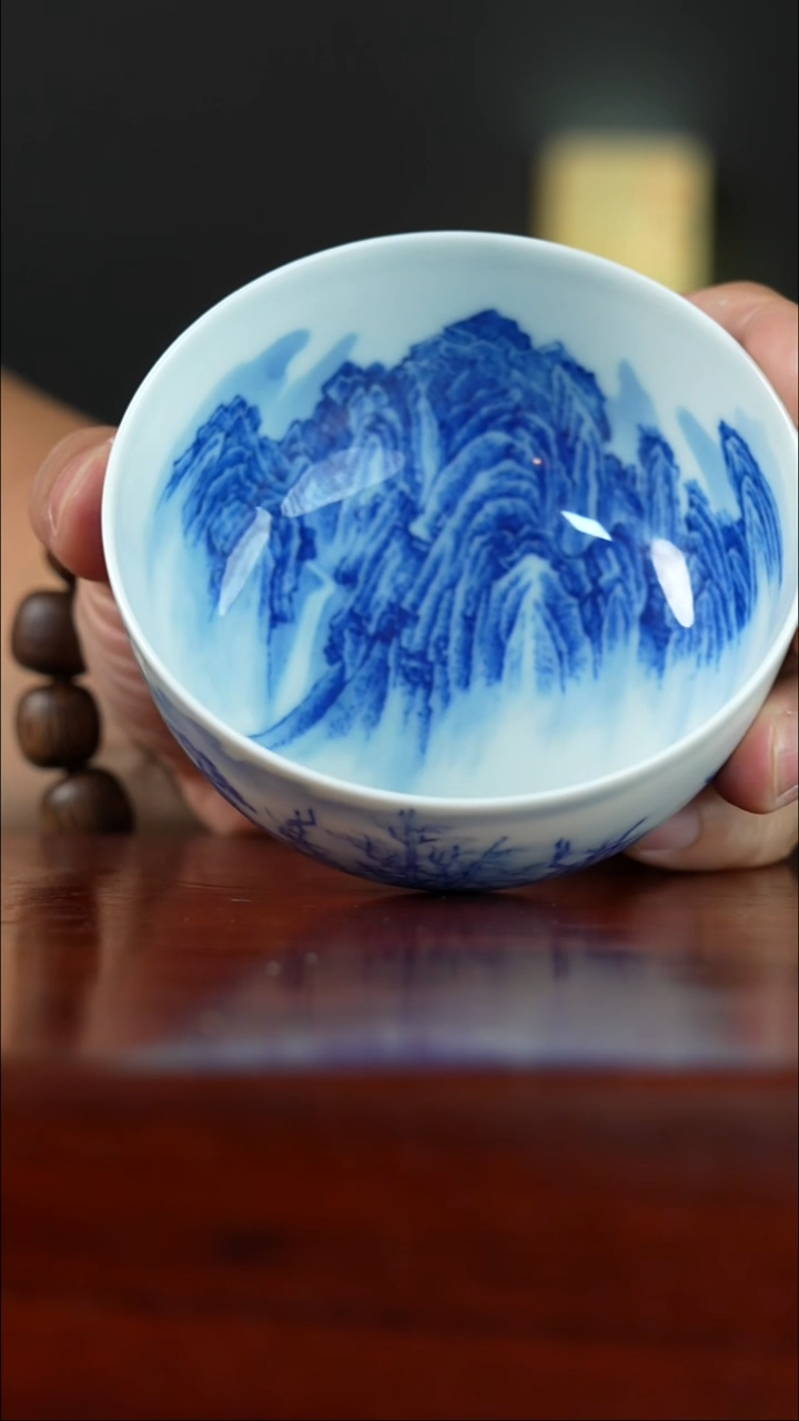 祖传窑真柴窑传承400年江山行旅单杯
