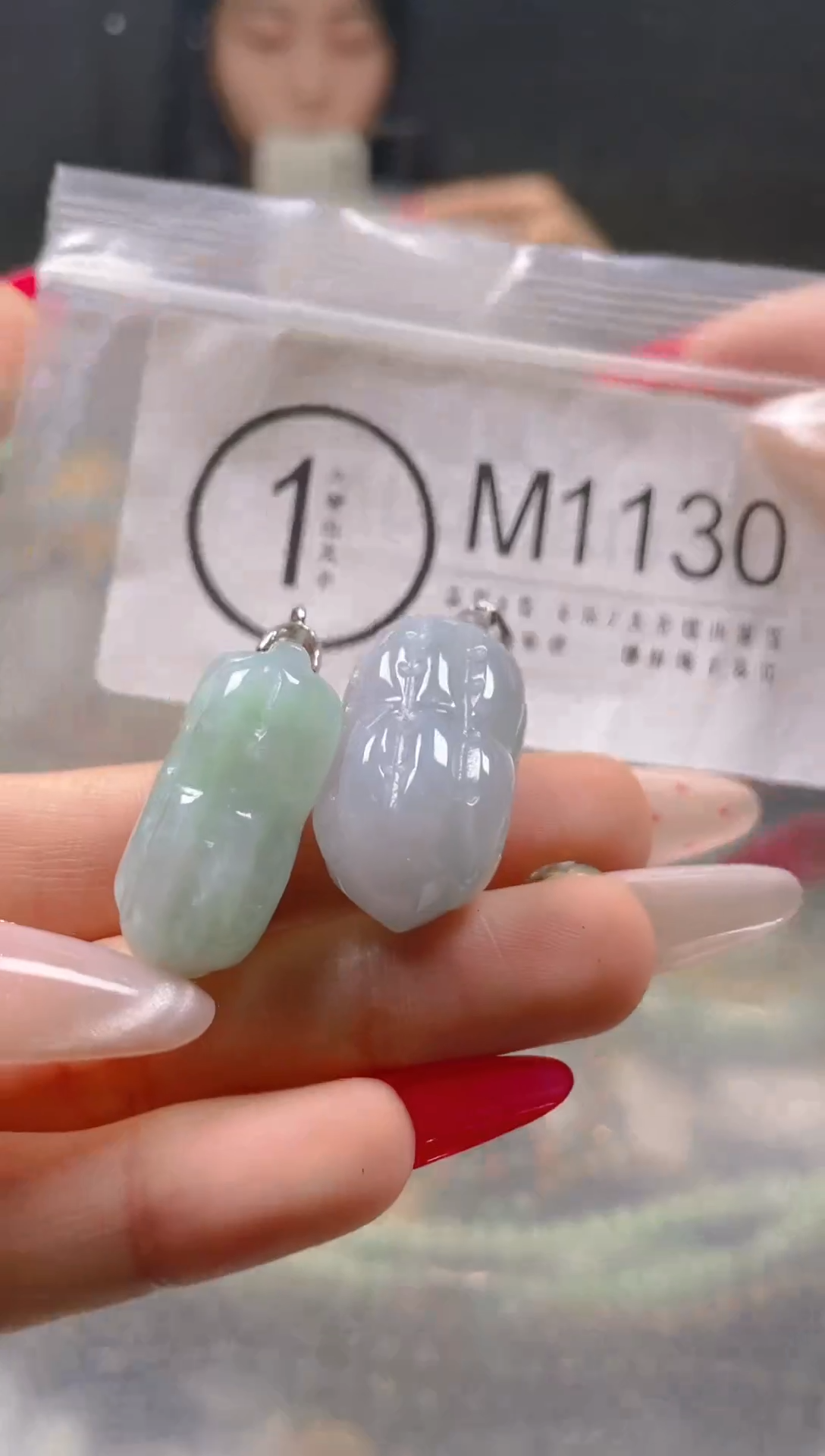 【闪购商品】翡翠颈饰未镶嵌/M/翡翠A货一图一物