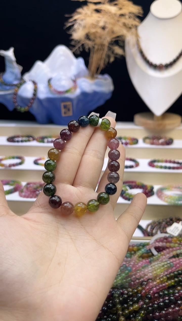 【闪购商品】碧玺/未镶嵌9mm+碧玺单圈多样性发货