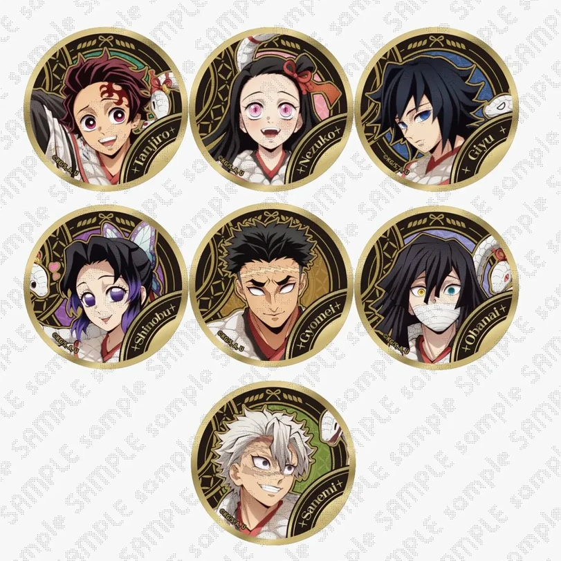 【沪版】鬼灭之刃 蛇年吧唧徽章 盲盒