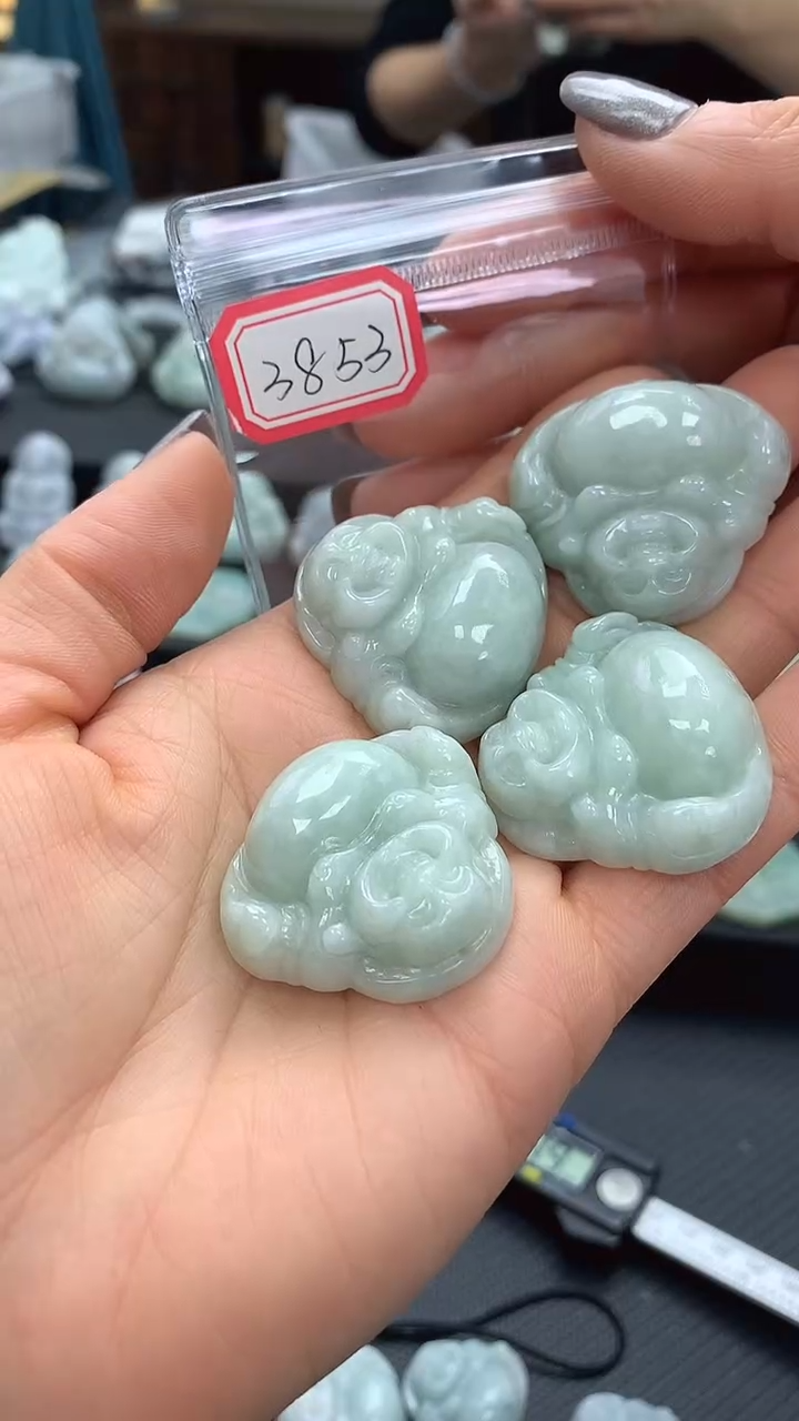 颈饰未镶嵌翡翠佛公3853 多样性发一件