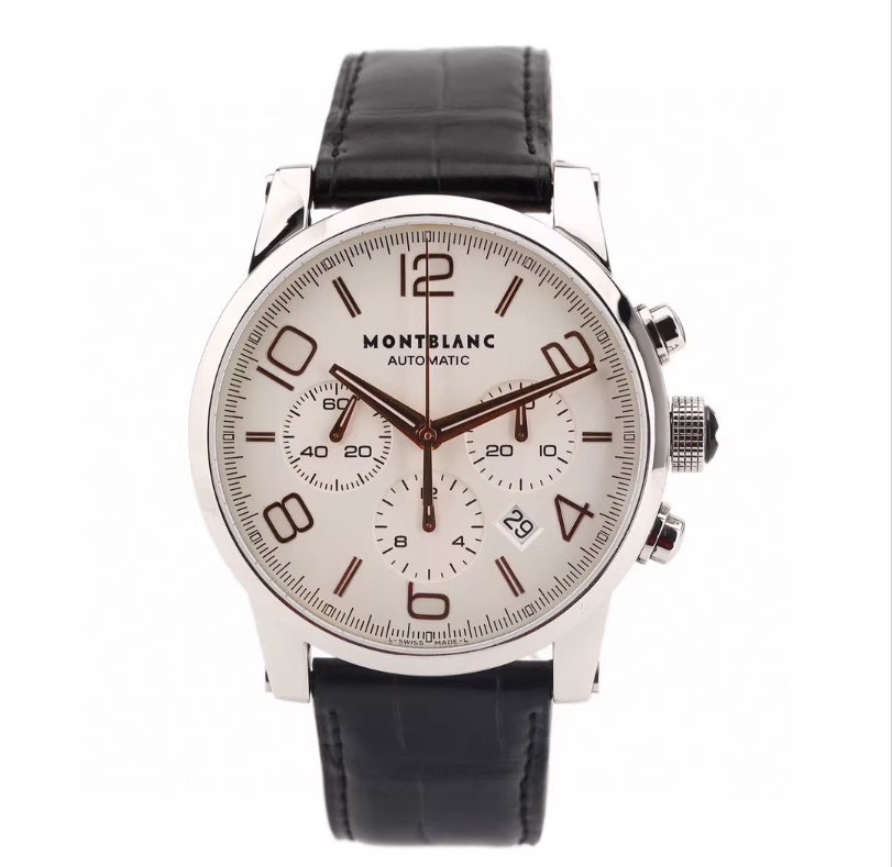 99新 Montblanc/万宝龙 时光行者系列自动机械男表U0101549表径43
