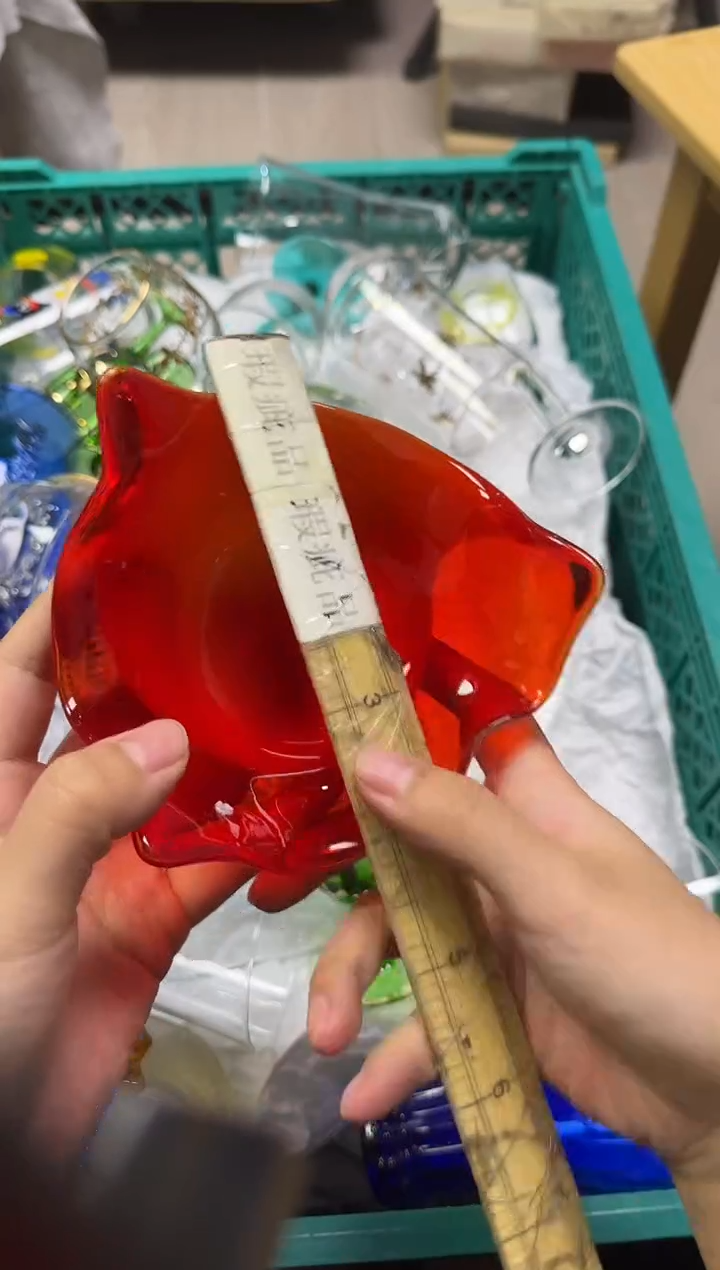 手工艺品玻璃逝**华133划痕
