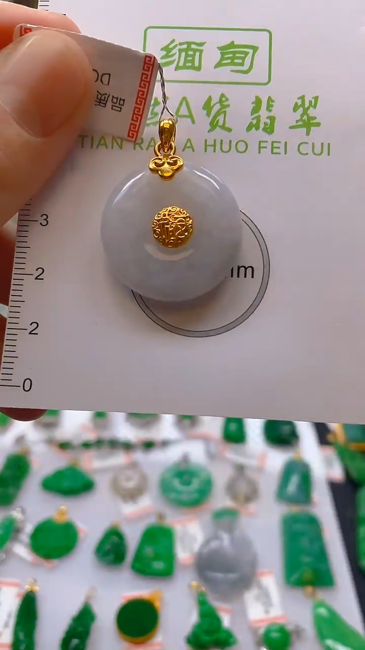 【闪购商品】翡翠颈饰18K金镶嵌新号开播，全场乱卖