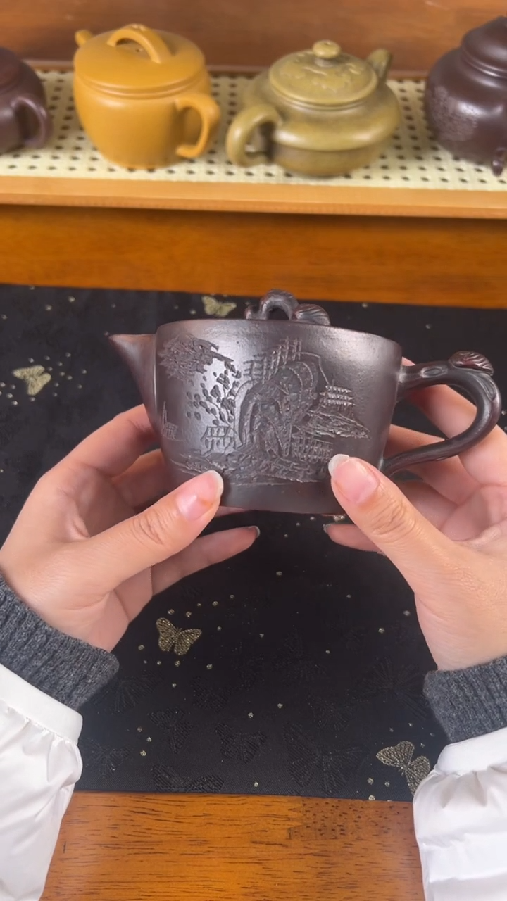 茶壶紫砂宜兴紫砂半手工茶壶