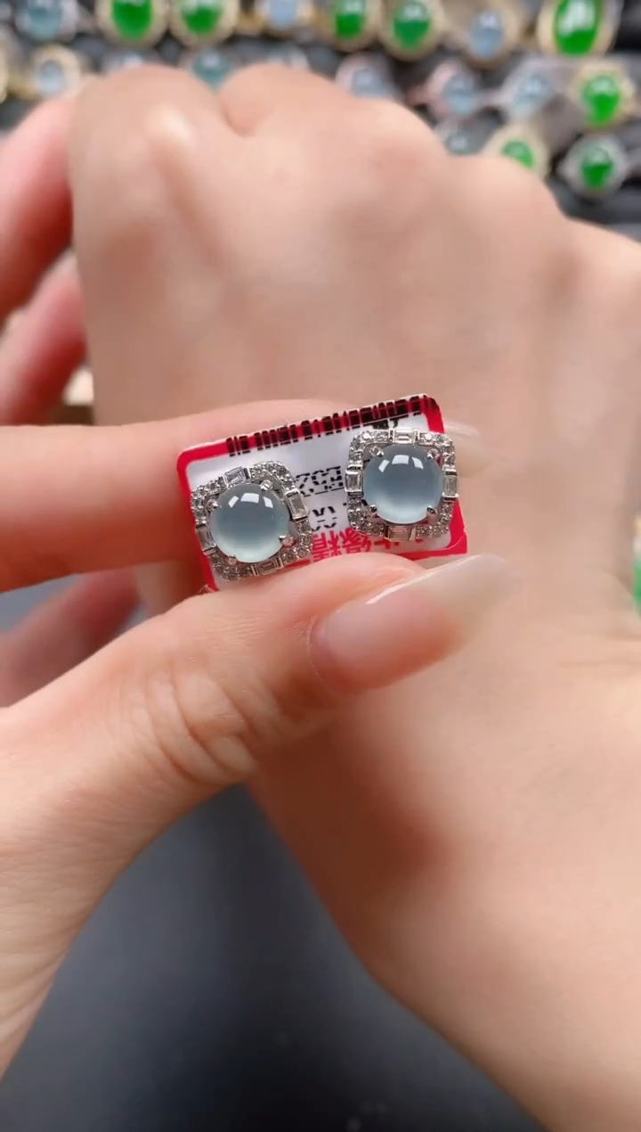 银S925镶嵌戒指翡翠1111