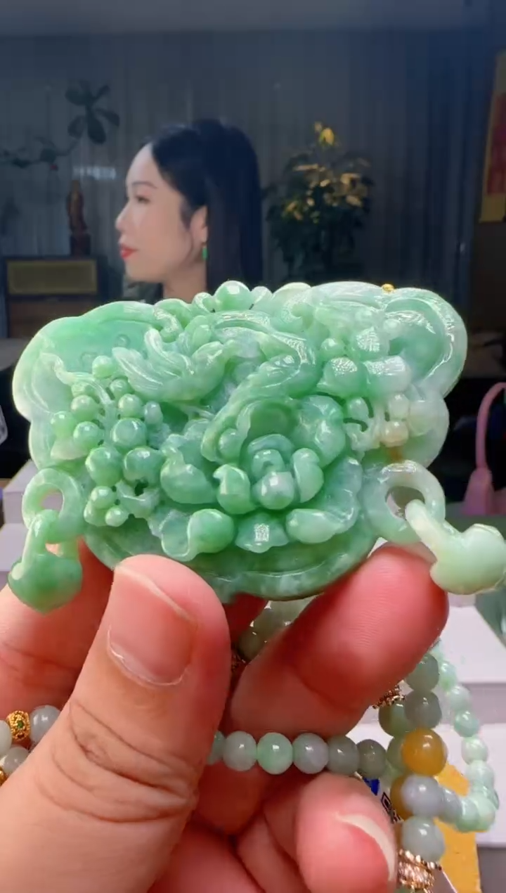 吊坠(赠链)合金翡翠ZM@@960Q3J22942