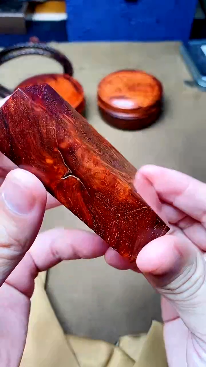 檀香紫檀（小叶紫檀）木块（配创）微瑕